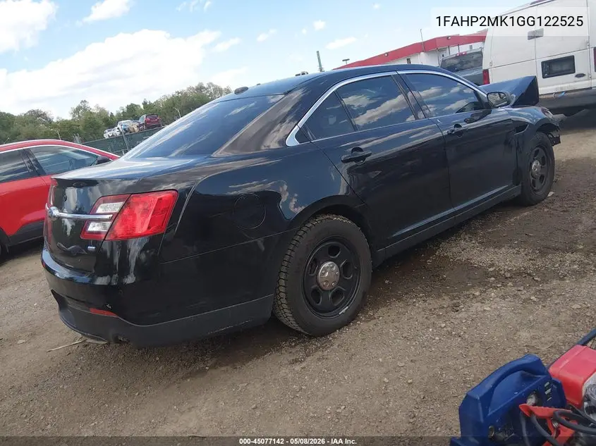 2016 Ford Police Interceptor VIN: 1FAHP2MK1GG122525 Lot: 45077142