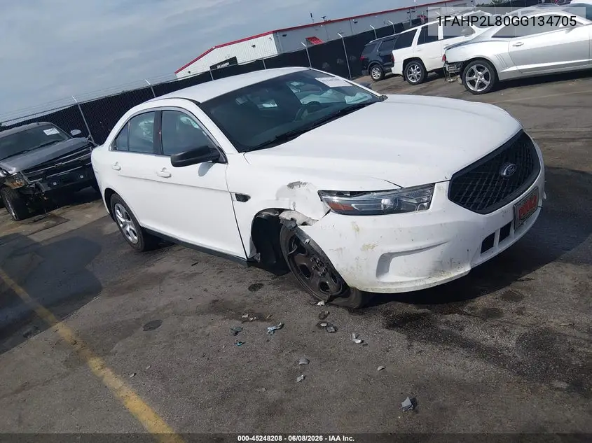 2016 Ford Police Interceptor VIN: 1FAHP2L80GG134705 Lot: 45248208