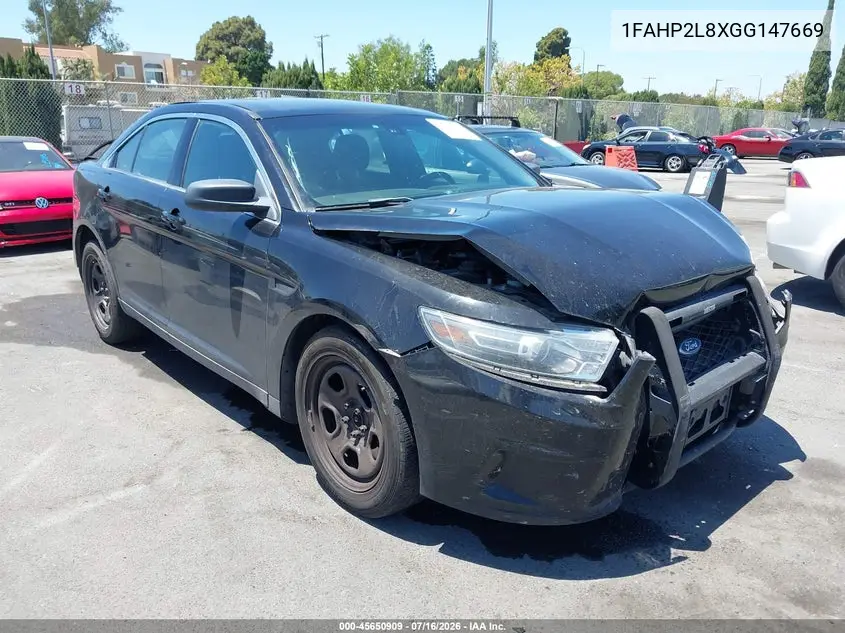 2016 Ford Police Interceptor VIN: 1FAHP2L8XGG147669 Lot: 45650909