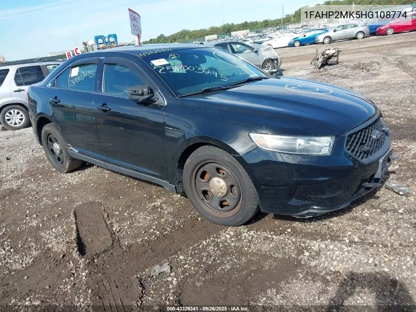 2017 Ford Police Interceptor VIN: 1FAHP2MK5HG108774 Lot: 43326341