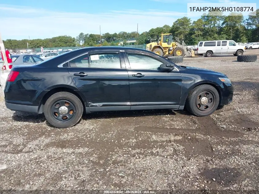 2017 Ford Police Interceptor VIN: 1FAHP2MK5HG108774 Lot: 43326341