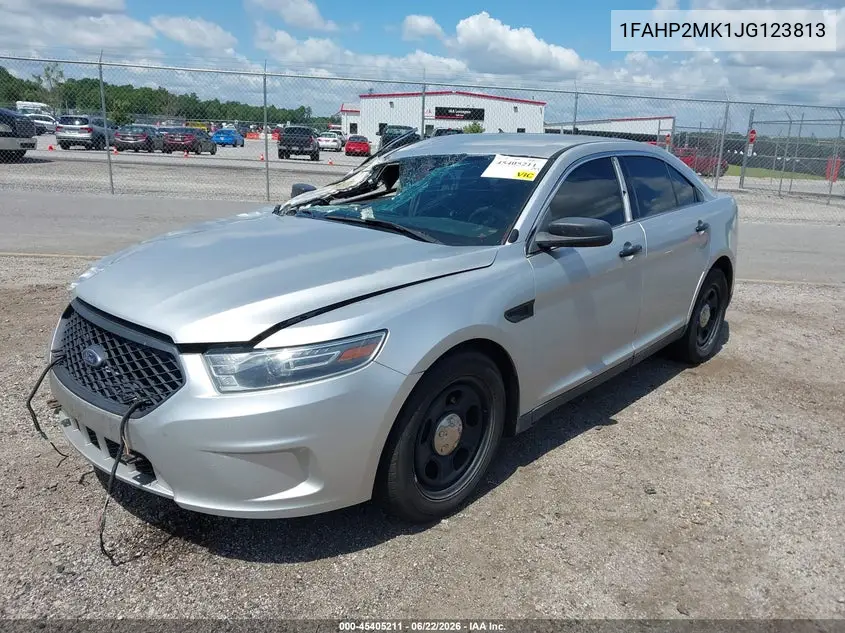 2018 Ford Police Interceptor VIN: 1FAHP2MK1JG123813 Lot: 45405211