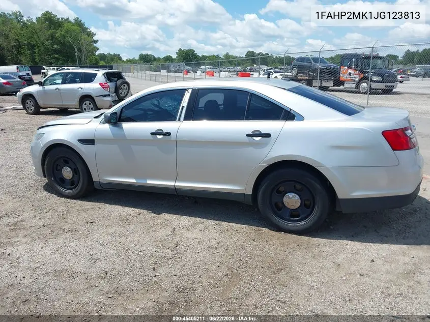 2018 Ford Police Interceptor VIN: 1FAHP2MK1JG123813 Lot: 45405211