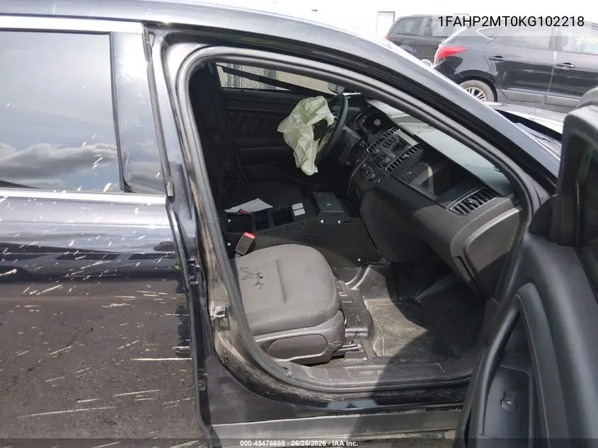 2019 Ford Police Interceptor VIN: 1FAHP2MT0KG102218 Lot: 45476688