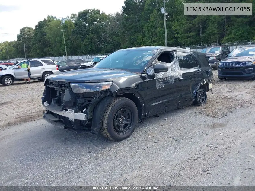2020 Ford Police Interceptor Utility VIN: 1FM5K8AWXLGC14065 Lot: 37431335
