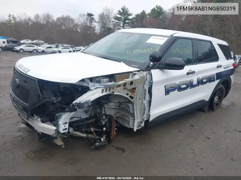 2022 Ford Police Interceptor VIN: 1FM5K8AB1NGB50319 Lot: 41912842