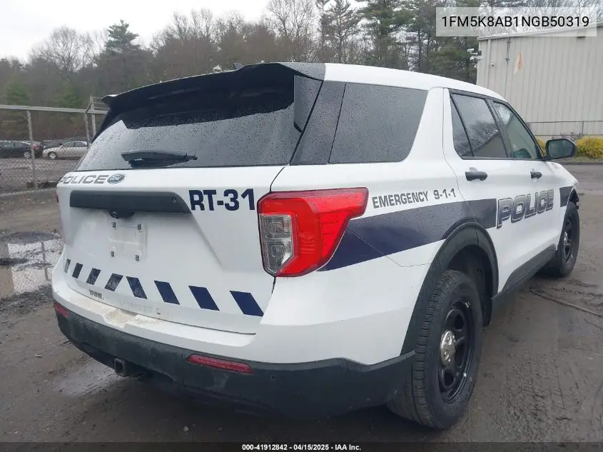 2022 Ford Police Interceptor VIN: 1FM5K8AB1NGB50319 Lot: 41912842