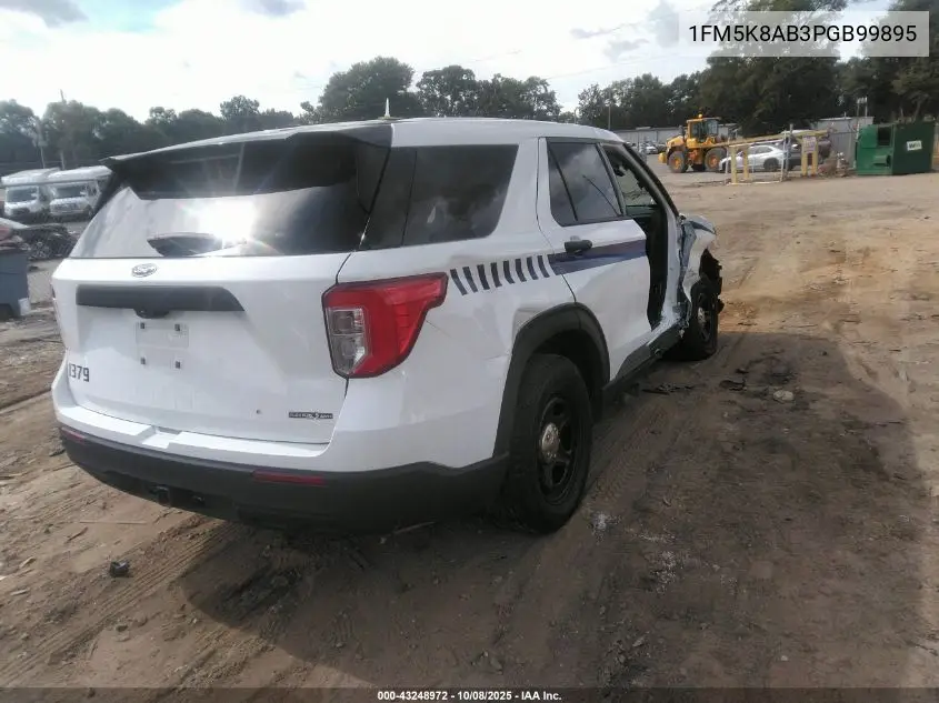 2023 Ford Police Interceptor VIN: 1FM5K8AB3PGB99895 Lot: 43248972