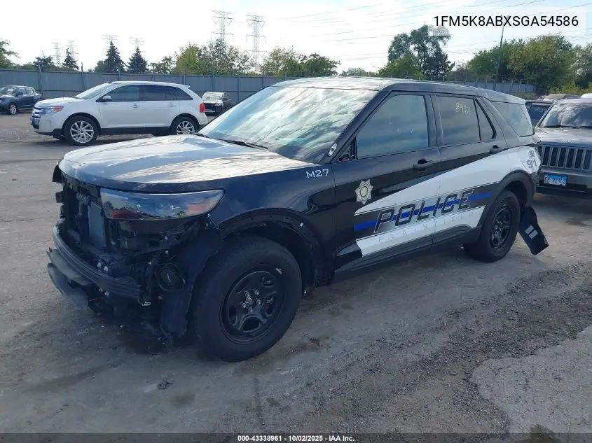 2025 Ford Police Interceptor VIN: 1FM5K8ABXSGA54586 Lot: 43338961