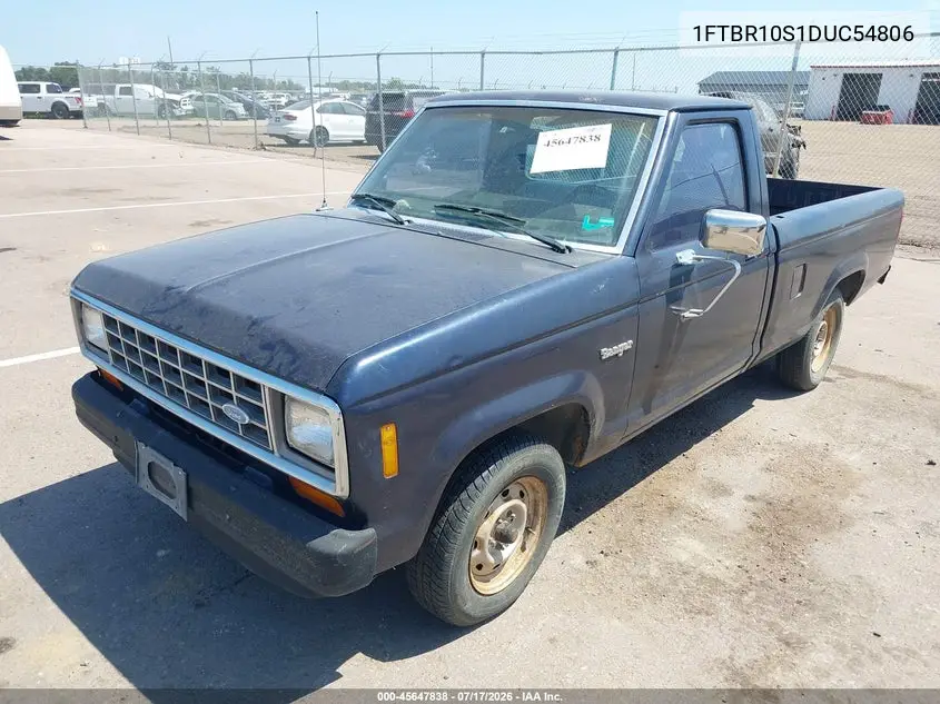 1983 Ford Ranger VIN: 1FTBR10S1DUC54806 Lot: 45647838