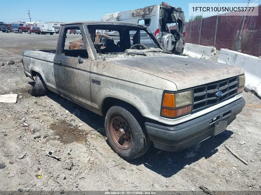1992 Ford Ranger VIN: 1FTCR10U5NUC53777 Lot: 45545410