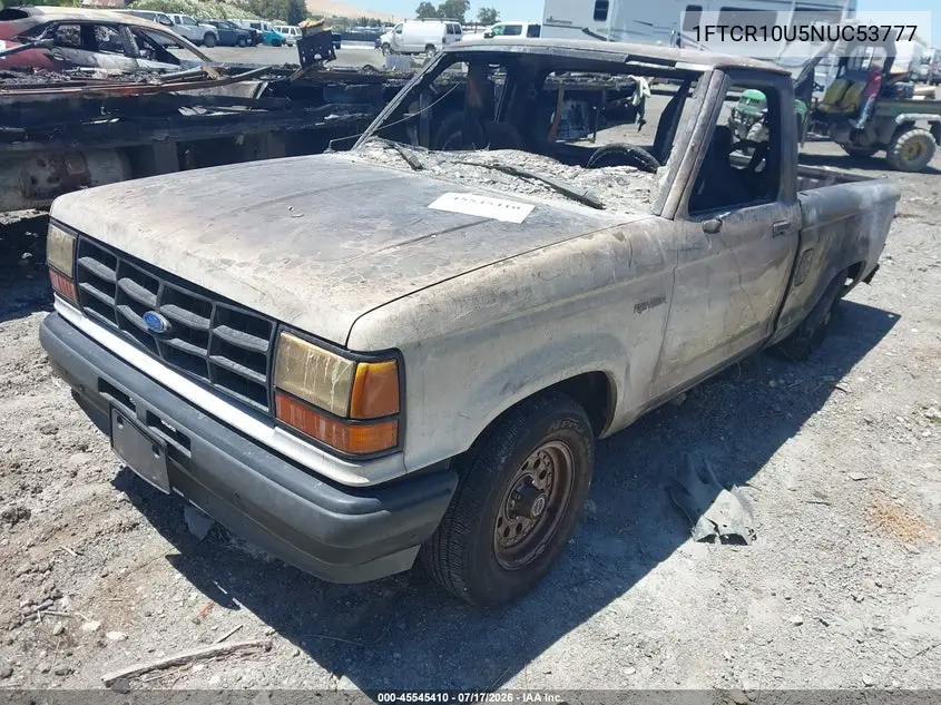 1992 Ford Ranger VIN: 1FTCR10U5NUC53777 Lot: 45545410