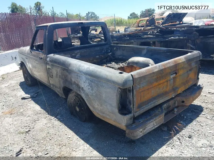 1992 Ford Ranger VIN: 1FTCR10U5NUC53777 Lot: 45545410