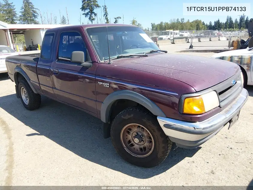 1993 Ford Ranger Super Cab VIN: 1FTCR15U1PPB74133 Lot: 45585683
