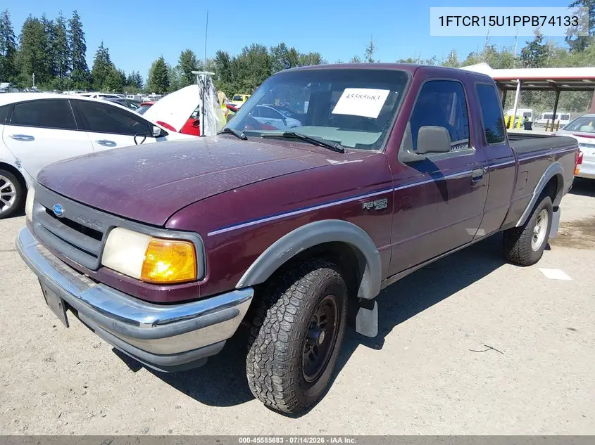 1993 Ford Ranger Super Cab VIN: 1FTCR15U1PPB74133 Lot: 45585683