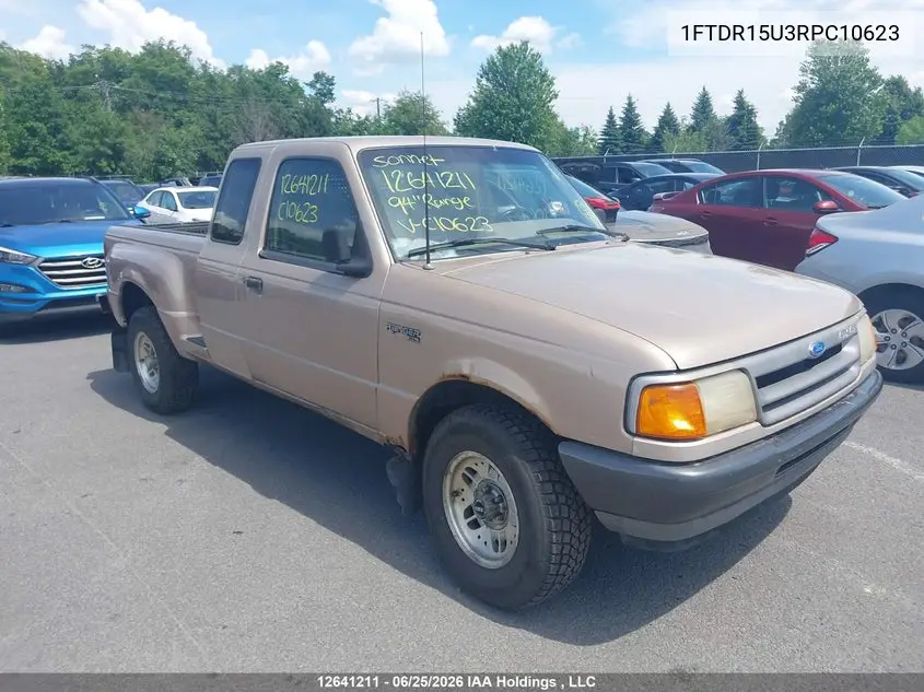 1994 Ford Ranger Super Cab VIN: 1FTDR15U3RPC10623 Lot: 12641211