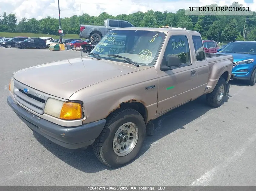 1994 Ford Ranger Super Cab VIN: 1FTDR15U3RPC10623 Lot: 12641211