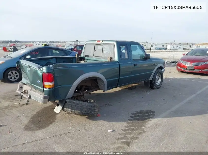 1FTCR15X0SPA95605 1995 Ford Ranger Super Cab