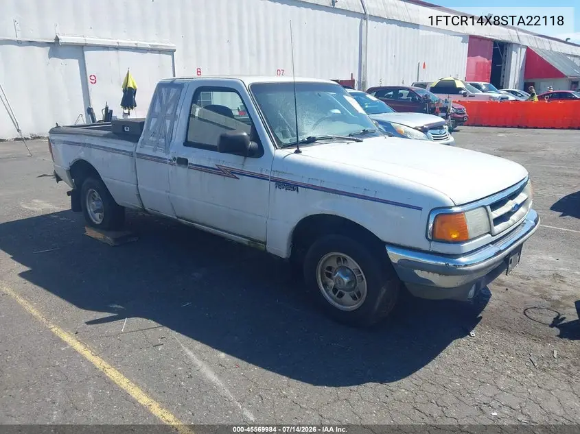 1995 Ford Ranger Super Cab VIN: 1FTCR14X8STA22118 Lot: 45569984