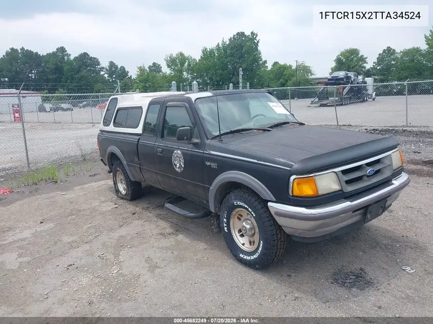 1996 Ford Ranger Super Cab VIN: 1FTCR15X2TTA34524 Lot: 45682249
