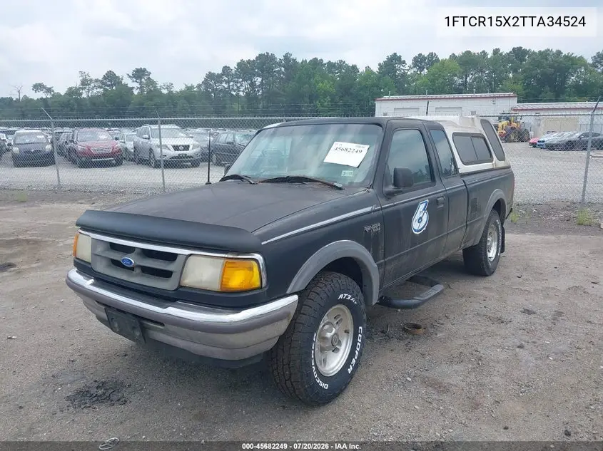 1996 Ford Ranger Super Cab VIN: 1FTCR15X2TTA34524 Lot: 45682249