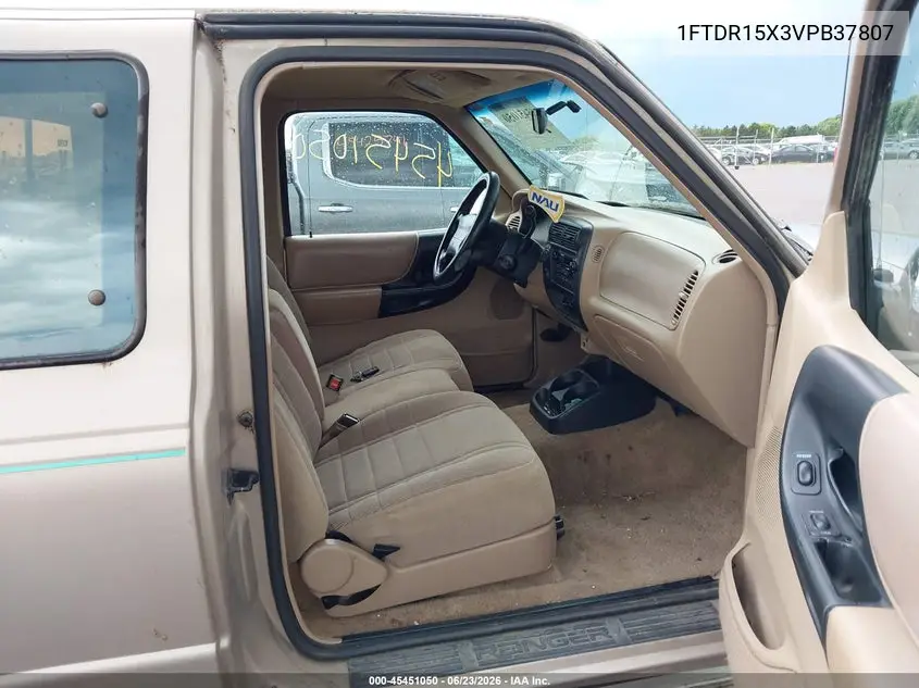 1997 Ford Ranger VIN: 1FTDR15X3VPB37807 Lot: 45451050