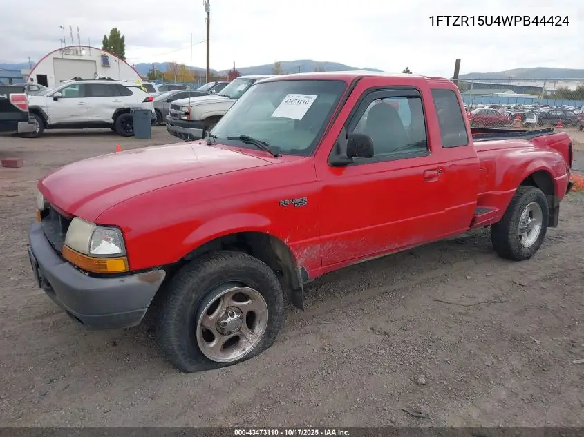1FTZR15U4WPB44424 1998 Ford Ranger Splash/Xl/Xlt