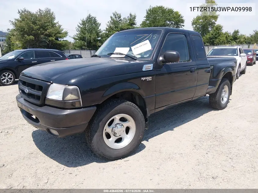 1998 Ford Ranger Splash/Xl/Xlt VIN: 1FTZR15U3WPA09998 Lot: 45648206