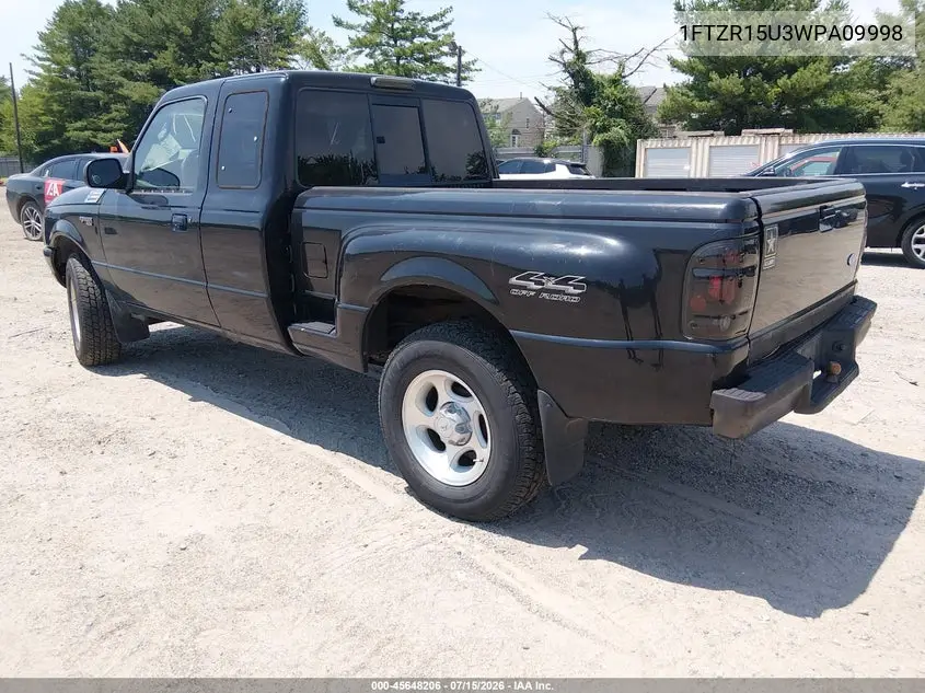 1998 Ford Ranger Splash/Xl/Xlt VIN: 1FTZR15U3WPA09998 Lot: 45648206