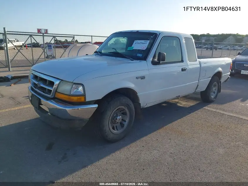 1999 Ford Ranger Xl/Xlt VIN: 1FTYR14V8XPB04631 Lot: 45449665