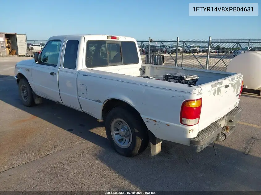 1999 Ford Ranger Xl/Xlt VIN: 1FTYR14V8XPB04631 Lot: 45449665