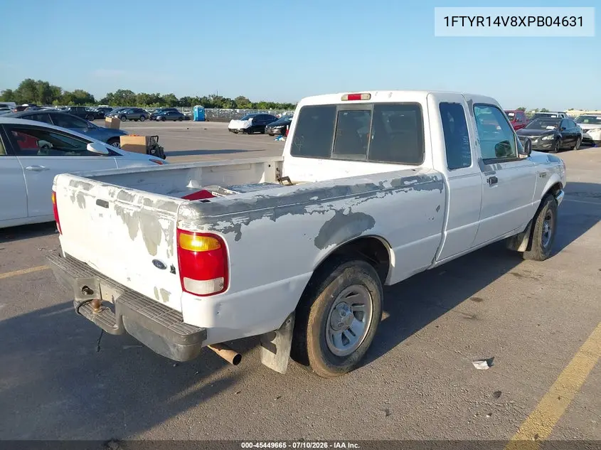 1999 Ford Ranger Xl/Xlt VIN: 1FTYR14V8XPB04631 Lot: 45449665