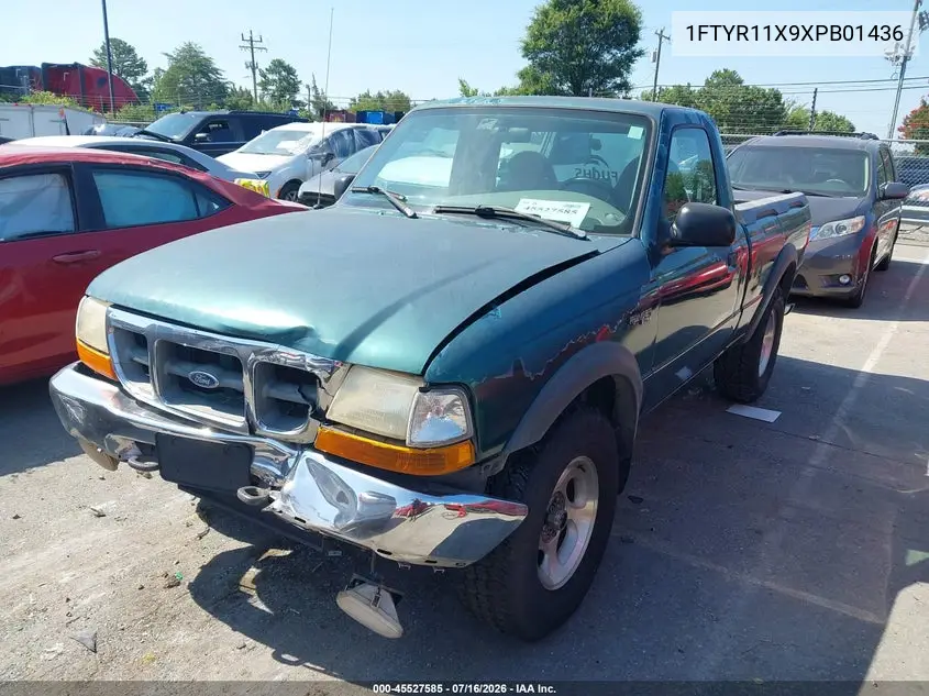 1999 Ford Ranger Xlt VIN: 1FTYR11X9XPB01436 Lot: 45527585