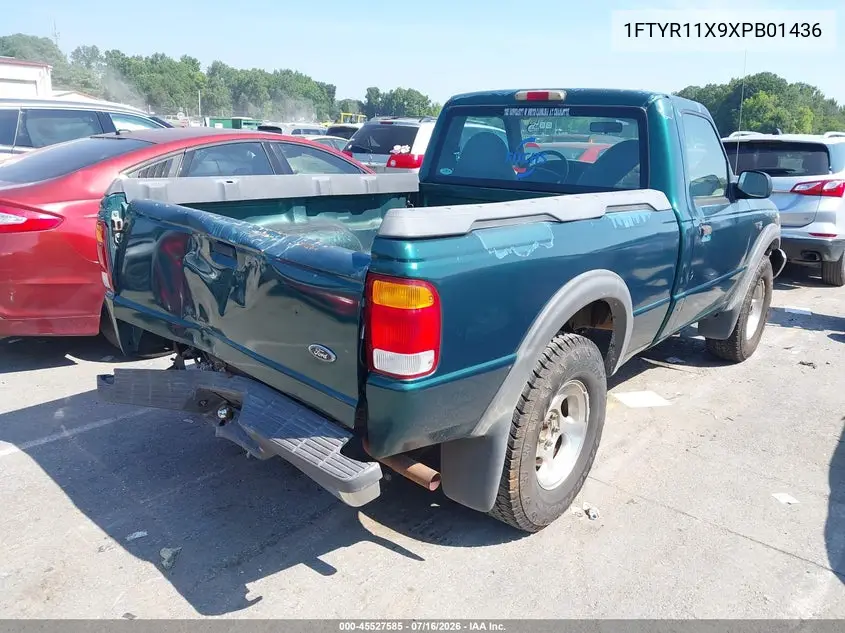 1999 Ford Ranger Xlt VIN: 1FTYR11X9XPB01436 Lot: 45527585