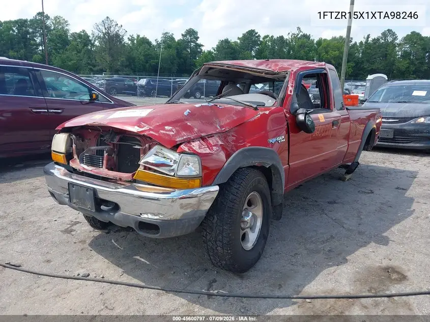 1999 Ford Ranger Xlt VIN: 1FTZR15X1XTA98246 Lot: 45600797
