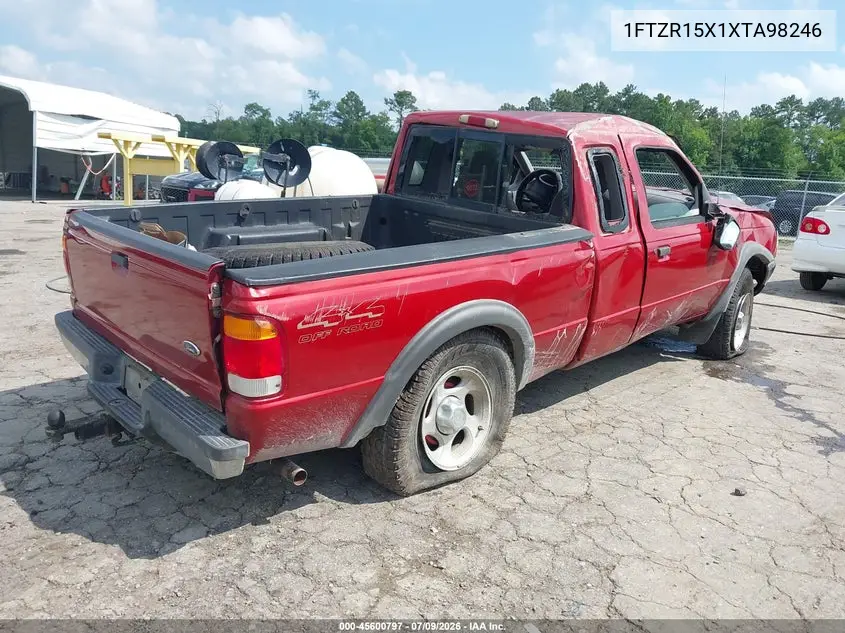 1999 Ford Ranger Xlt VIN: 1FTZR15X1XTA98246 Lot: 45600797