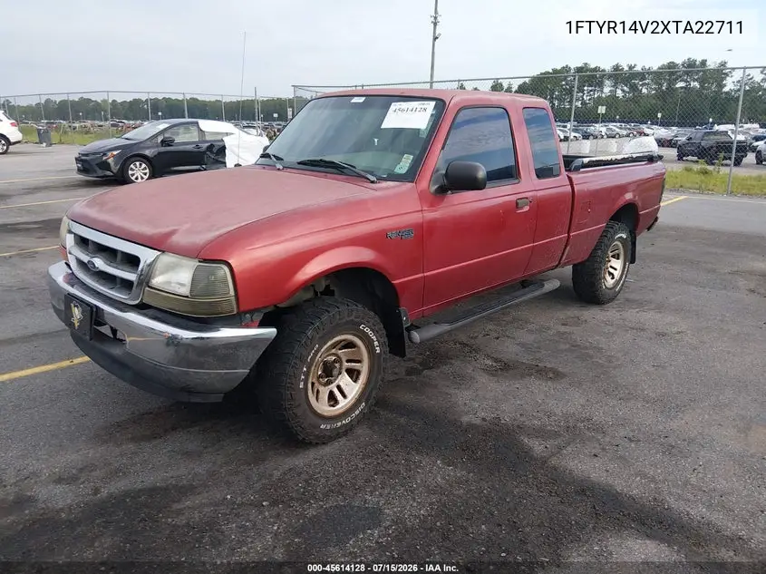 1999 Ford Ranger Xl/Xlt VIN: 1FTYR14V2XTA22711 Lot: 45614128
