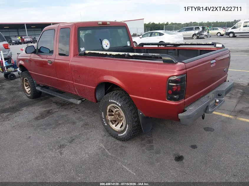 1999 Ford Ranger Xl/Xlt VIN: 1FTYR14V2XTA22711 Lot: 45614128