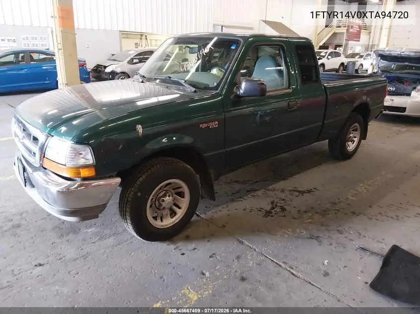 1999 Ford Ranger Xl/Xlt VIN: 1FTYR14V0XTA94720 Lot: 45667409