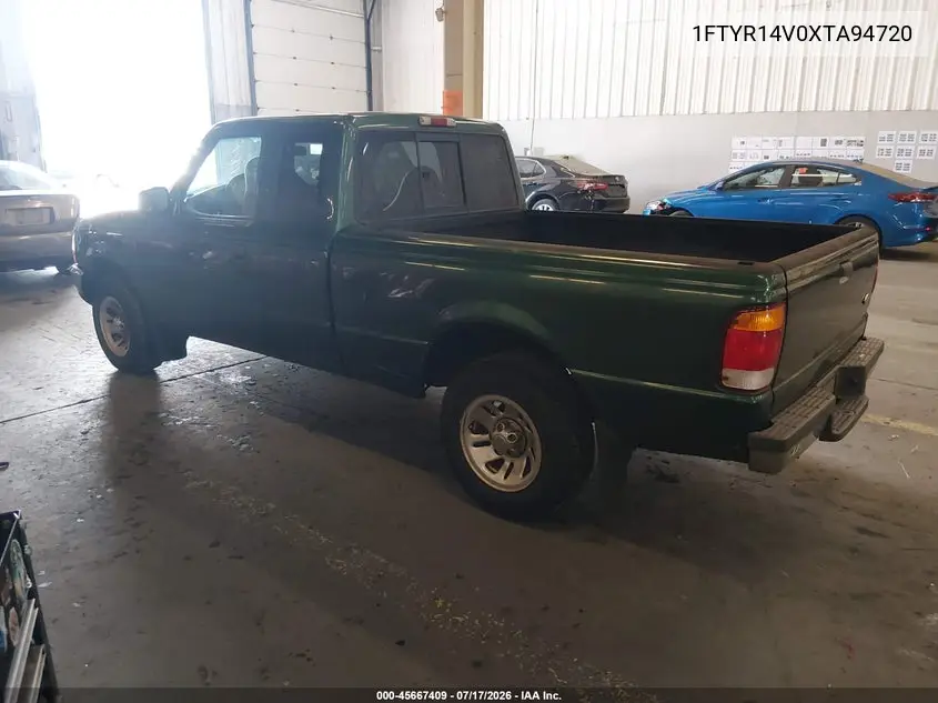 1999 Ford Ranger Xl/Xlt VIN: 1FTYR14V0XTA94720 Lot: 45667409