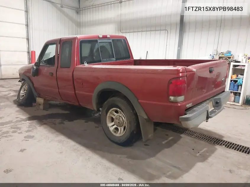 1FTZR15X8YPB98483 2000 Ford Ranger Xlt