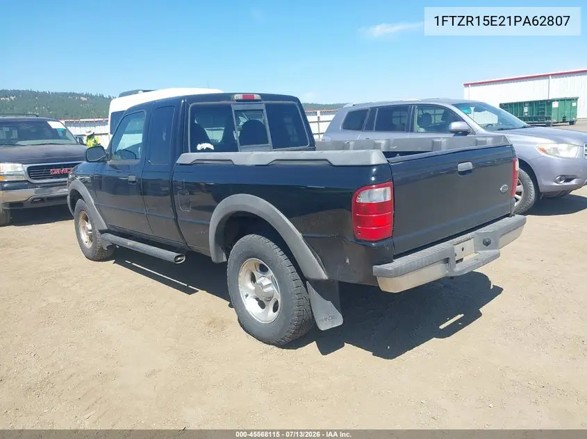 2001 Ford Ranger Edge/Xlt VIN: 1FTZR15E21PA62807 Lot: 45568115