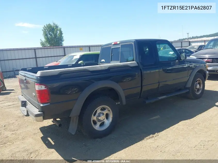 2001 Ford Ranger Edge/Xlt VIN: 1FTZR15E21PA62807 Lot: 45568115