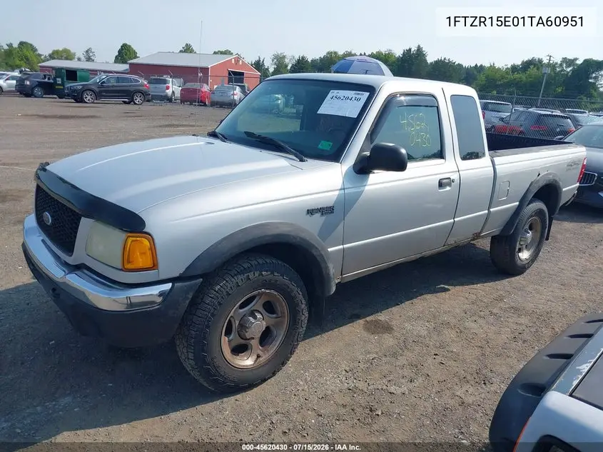 2001 Ford Ranger Edge/Xlt VIN: 1FTZR15E01TA60951 Lot: 45620430