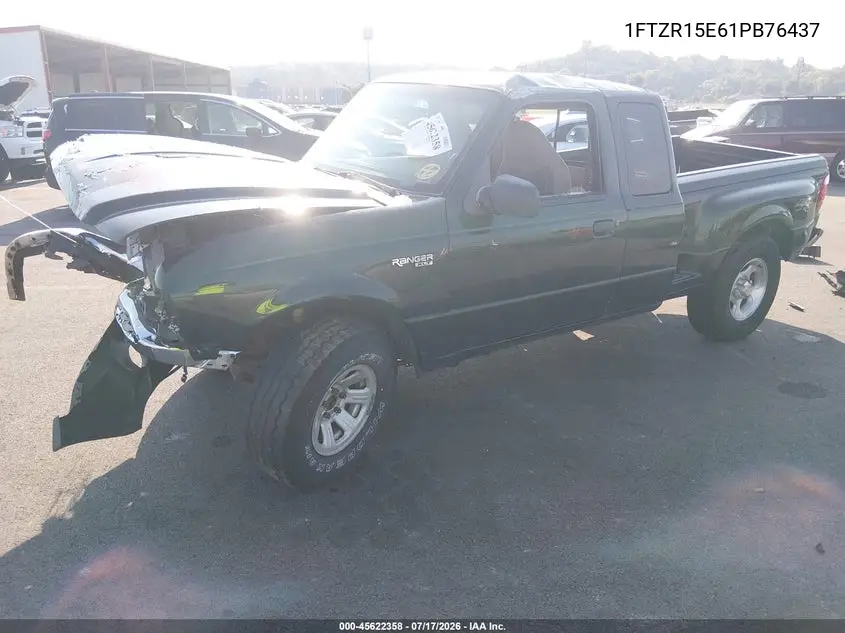 2001 Ford Ranger Edge/Xlt VIN: 1FTZR15E61PB76437 Lot: 45622358