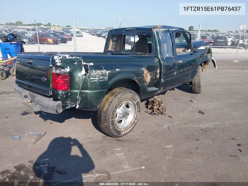 2001 Ford Ranger Edge/Xlt VIN: 1FTZR15E61PB76437 Lot: 45622358