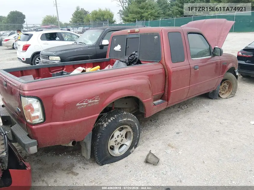 2001 Ford Ranger Edge/Xlt VIN: 1FTZR15E61TA74921 Lot: 45630619