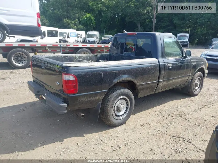 2001 Ford Ranger Xl/Xlt VIN: 1FTYR10D61TB00766 Lot: 45634578