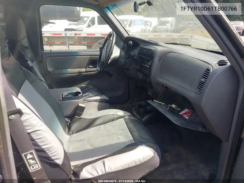 2001 Ford Ranger Xl/Xlt VIN: 1FTYR10D61TB00766 Lot: 45634578