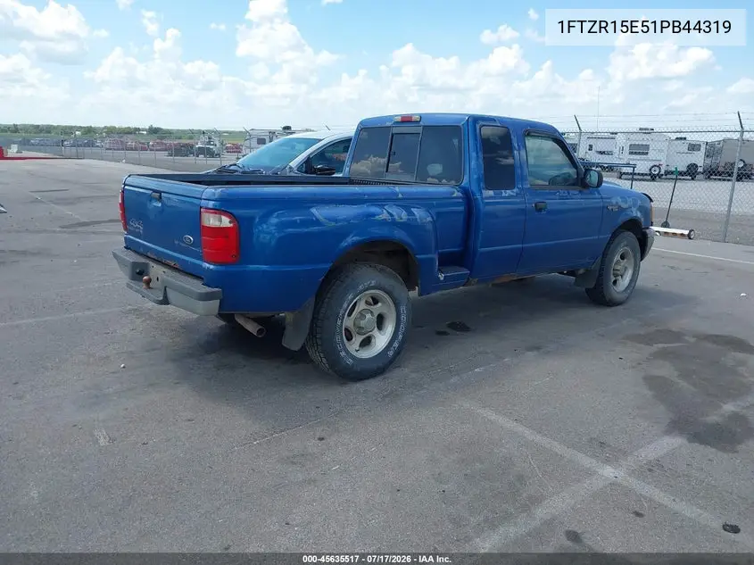 2001 Ford Ranger Edge/Xlt VIN: 1FTZR15E51PB44319 Lot: 45635517